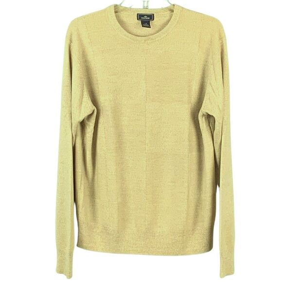 Docker's Men's Sweater Beige Knit‎ Style, Crewneck, Size Large - Picture 1 of 5